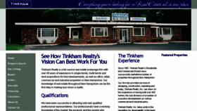 What Tinkhamrealty.com website looked like in 2018 (5 years ago)