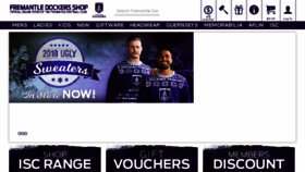 What Teamstore.fremantlefc.com.au website looked like in 2018 (5 years ago)