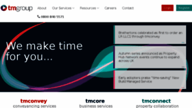 What Tmgroup.co.uk website looked like in 2018 (5 years ago)