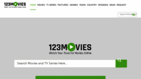 What The123movies.org website looked like in 2018 (5 years ago)