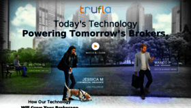 What Trufla.com website looked like in 2018 (5 years ago)