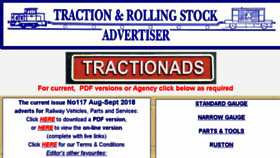 What Tractionads.co.uk website looked like in 2018 (5 years ago)