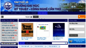What Thuvienso.ctuet.edu.vn website looked like in 2018 (5 years ago)