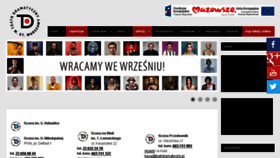 What Teatrdramatyczny.pl website looked like in 2018 (5 years ago)