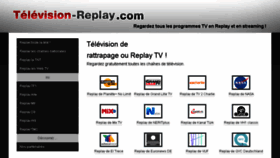 What Television-replay.com website looked like in 2018 (5 years ago)