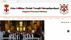 What Templariusze.org.pl website looked like in 2018 (5 years ago)