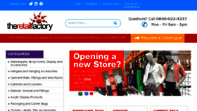 What Theretailfactory.co.uk website looked like in 2018 (5 years ago)