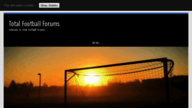What Totalfootballforums.com website looked like in 2018 (5 years ago)