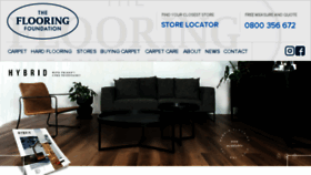 What Theflooringfoundation.co.nz website looked like in 2018 (5 years ago)