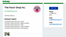 What Thefavorshop.com website looked like in 2018 (5 years ago)