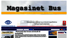 What Transportnyhederne.dk website looked like in 2018 (5 years ago)