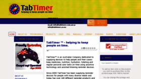 What Tabtimer.com.au website looked like in 2018 (5 years ago)