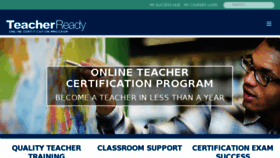 What Teacherready.org website looked like in 2018 (5 years ago)