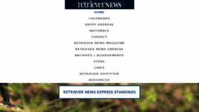 What Theretrievernews.com website looked like in 2018 (5 years ago)