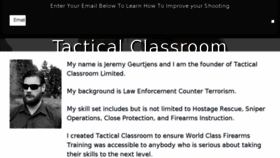 What Tacticalclassroom.com website looked like in 2018 (5 years ago)