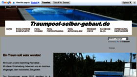 What Traumpool-selber-gebaut.de website looked like in 2018 (5 years ago)