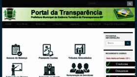 What Transparencia.inf.br website looked like in 2018 (5 years ago)