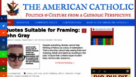 What The-american-catholic.com website looked like in 2018 (5 years ago)