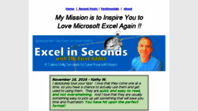 What Theexceladdict.com website looked like in 2018 (5 years ago)