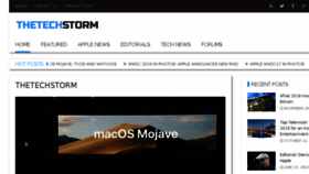 What Thetechstorm.com website looked like in 2018 (5 years ago)