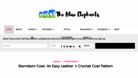 What Theblueelephants.com website looked like in 2018 (5 years ago)