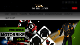 What Thebellleather.com website looked like in 2018 (5 years ago)