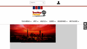 What Teachingnomad.com website looked like in 2018 (5 years ago)