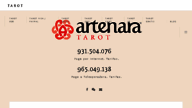 What Tarot-artenara.com website looked like in 2018 (5 years ago)