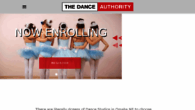 What Thedanceauthority.com website looked like in 2018 (5 years ago)