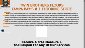 What Twinbrothersfloors.com website looked like in 2018 (5 years ago)
