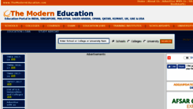 What Themoderneducation.com website looked like in 2018 (5 years ago)