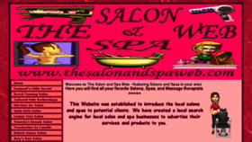 What Thesalonandspaweb.com website looked like in 2018 (5 years ago)