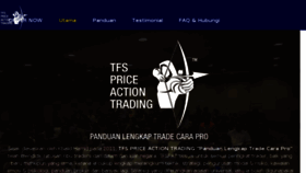 What Tfspriceaction.com website looked like in 2018 (5 years ago)