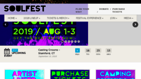 What Thesoulfest.com website looked like in 2018 (5 years ago)