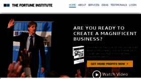 What Thefortuneinstitute.com website looked like in 2018 (8 years ago)
