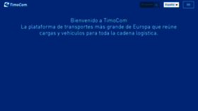 What Timocom.es website looked like in 2018 (5 years ago)