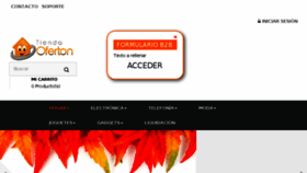 What Tiendaoferton.com website looked like in 2018 (5 years ago)