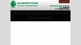 What Tgmarketing.ca website looked like in 2018 (5 years ago)