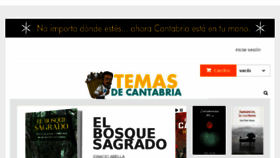 What Temasdecantabria.com website looked like in 2018 (5 years ago)