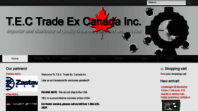 What Tradeexcanada.com website looked like in 2018 (5 years ago)