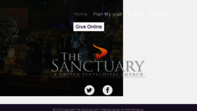 What Thesanctuaryupc.com website looked like in 2018 (5 years ago)