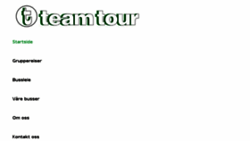 What Teamtour.no website looked like in 2018 (5 years ago)
