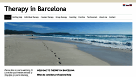 What Therapy-barcelona.com website looked like in 2018 (5 years ago)