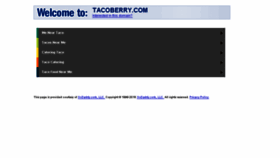 What Tacoberry.com website looked like in 2018 (5 years ago)