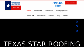 What Texasstarroofing.com website looked like in 2018 (5 years ago)