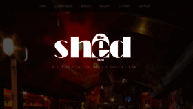 What Theshedbar.co.uk website looked like in 2018 (5 years ago)