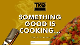 What Tkoproducts.com website looked like in 2018 (5 years ago)