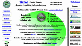 What Tbisoft.de website looked like in 2018 (5 years ago)