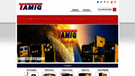 What Tamig.com website looked like in 2018 (5 years ago)