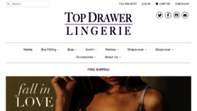 What Topdrawerlingerie.com website looked like in 2018 (5 years ago)